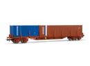 JOUEF 6065 HO - Wagon plat charg de 2 containers ep V SNCF