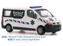 RM SAI3628 HO - Ambulance de la Gare, Renault Trafic vitr
