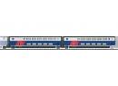 TRIX 23487 HO - Coffret de voitures complmentaires No1 pour le TGV Euroduplex ep VI SNCF