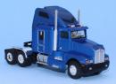 Brekina 85925 HO - Tracteur routier US Kenworth T600, bleu mtallis, 1984