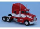 Brekina 85926 HO - Tracteur routier US Kenworth T600, rouge  blanc, 1984