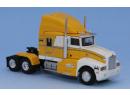 Brekina 85927 HO - Tracteur routier US Kenworth T600, jaune - blanc, 1984