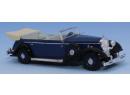 Brekina 21053 HO - Mercedes Benz 770K cabriolet, bleu fonc / noir, 1938