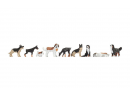 NOCH 36717 N - Figurines d animaux - 9 chiens