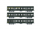 EPM E413305 HO - Set de 3 voitures ROMILLY - Eclairage intrieur - Ep.IV SNCF