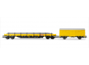 RIVAROSSI HR 6647 HO - Set de 2 wagons de chantier ep VI DB