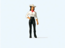 PREISER 29064 HO - Femme cow boy, cowgirl