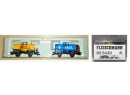 FLEISCHMANN 825430 HO - Set de 2 wagons citerne ARAL et SHELL ep III DB