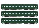 REE Modles VB399 HO - Set de 3 voitures DEV AO couchettes ep IIIb SNCF