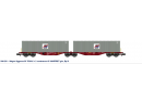 REE Modles NW291 N - wagon porte container Sggmrss 80 MARFRET ep VI