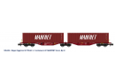 REE Modles NW292 N - Wagon porte container Sggmrss 80 MARFRET ep VI