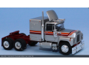 Brekina 85806 HO - Tracteur US Mack RS 700, gris argent mtallis rouge orange, 1966