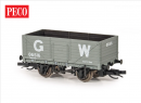 peco TTR7000W TT - Tombereau ridelles bois GWR