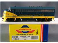 Photo 1/1 : HO ATHEARN GENESIS G22103 C&O F7 F7A w/ SOUND & DCC
photo: DansTrainDepot